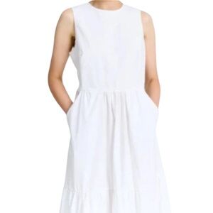 NUUTS Women’s Sleeveless Cotton Poplin Maxi Dress w/ Pockets